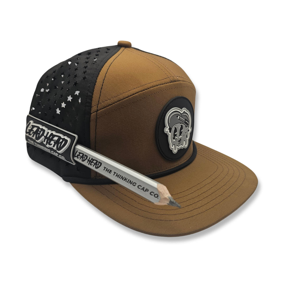 Lead Head The 'Murica Tradie Patina pencil holder cap detail