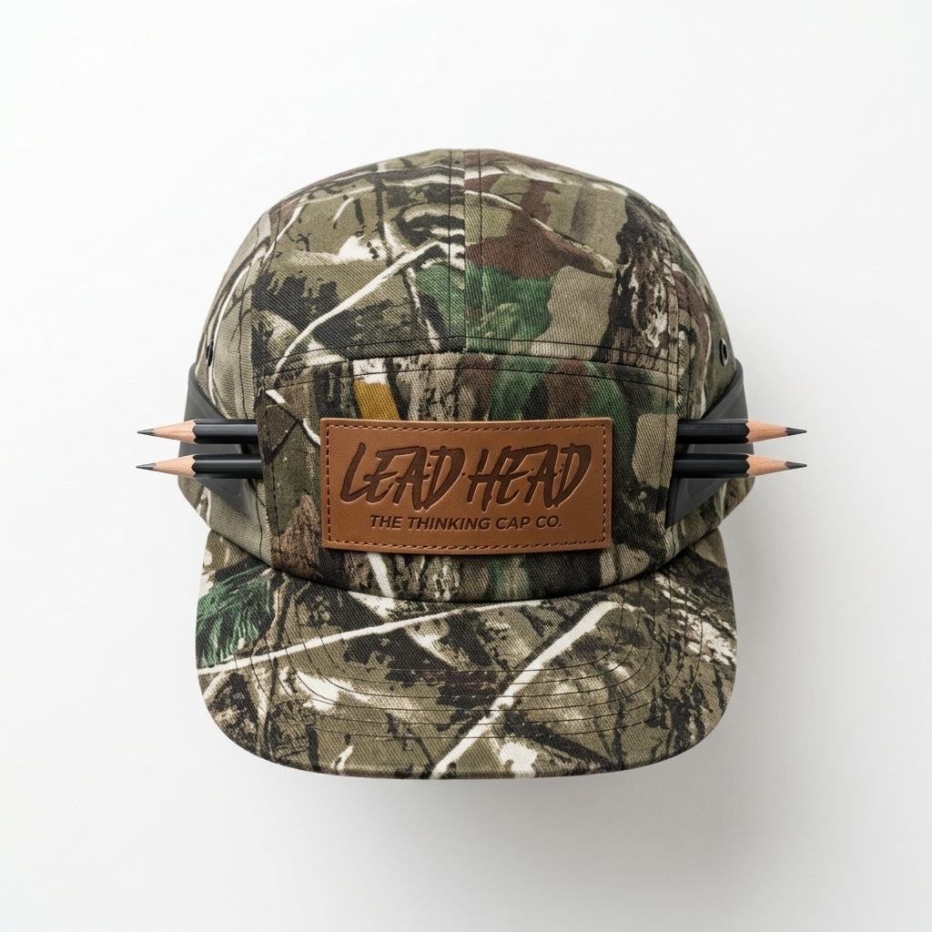 5-panel camper cap — Flat Lay - Front | Generated by Modelize