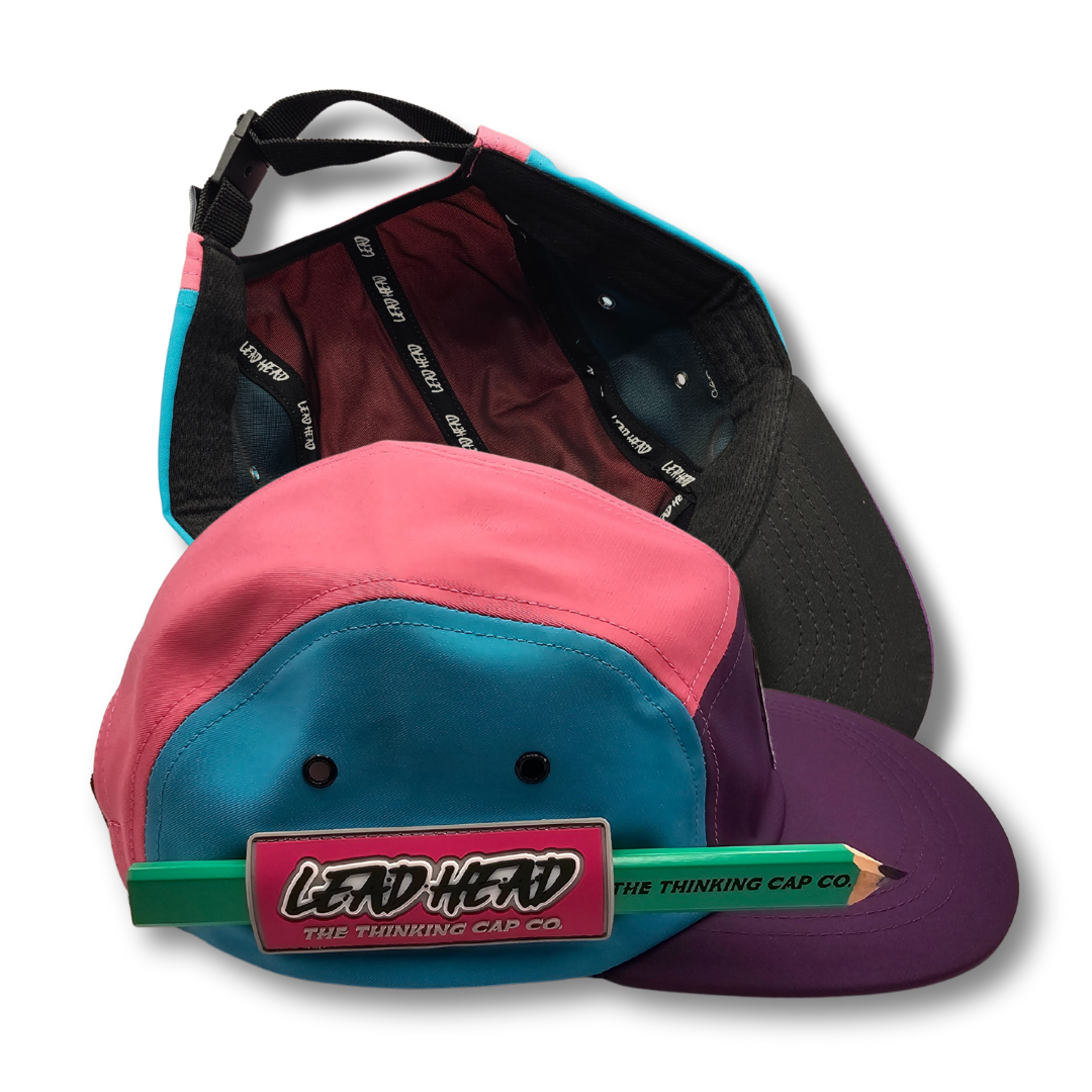 Lead Head 5 panel pencil holder caps