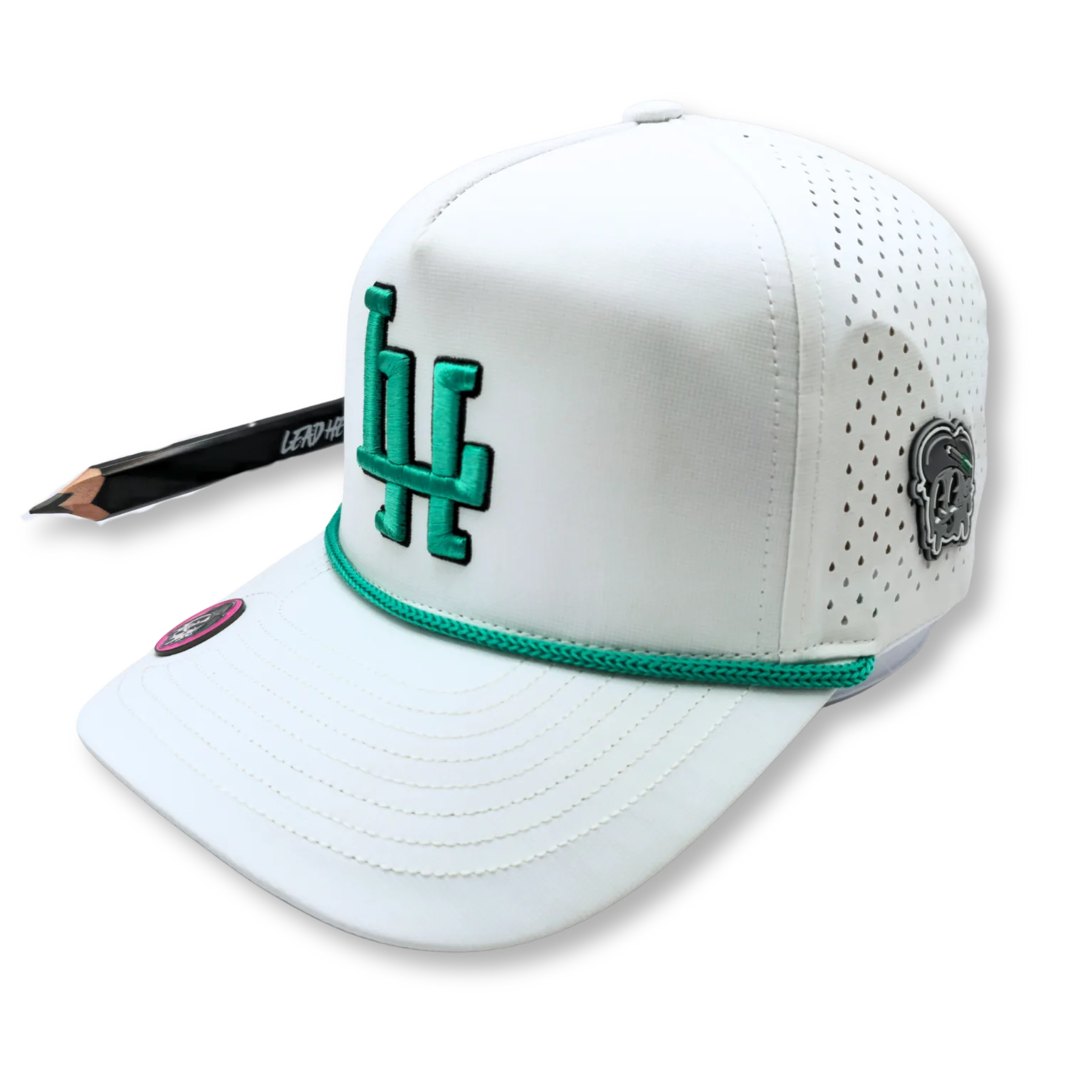 Caddy Haddy : White & Green