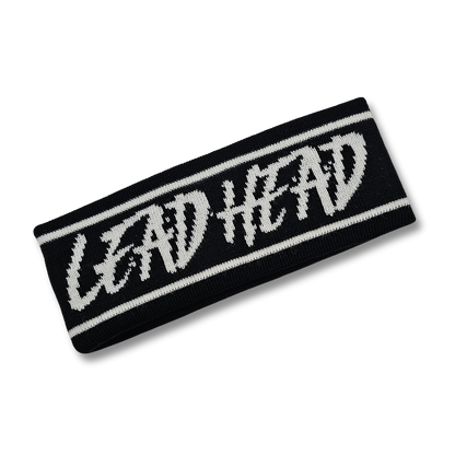 Lead Head Winter Wonder Band black white headband