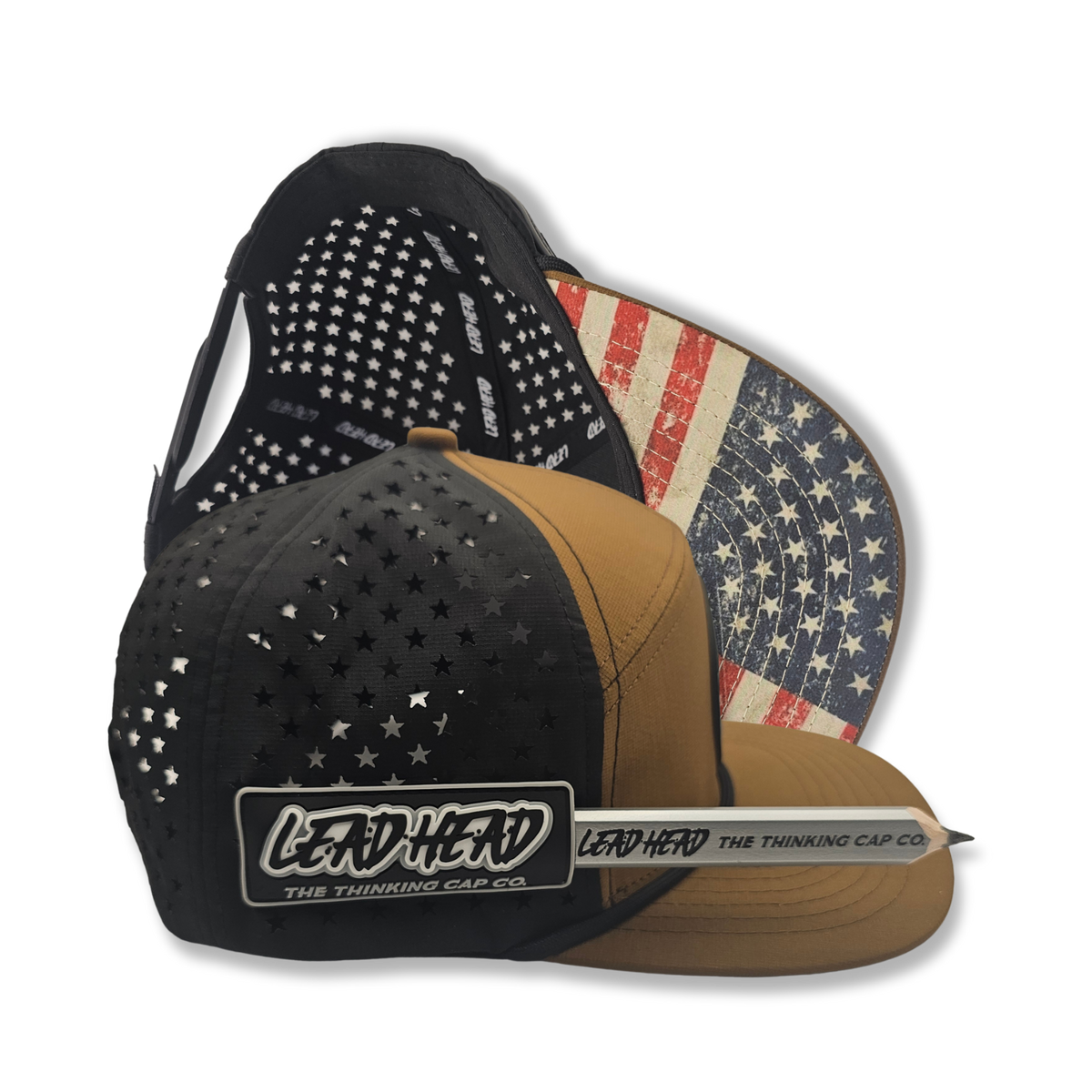 Lead Head The 'Murica Tradie Patina pencil holder cap #colour_patina