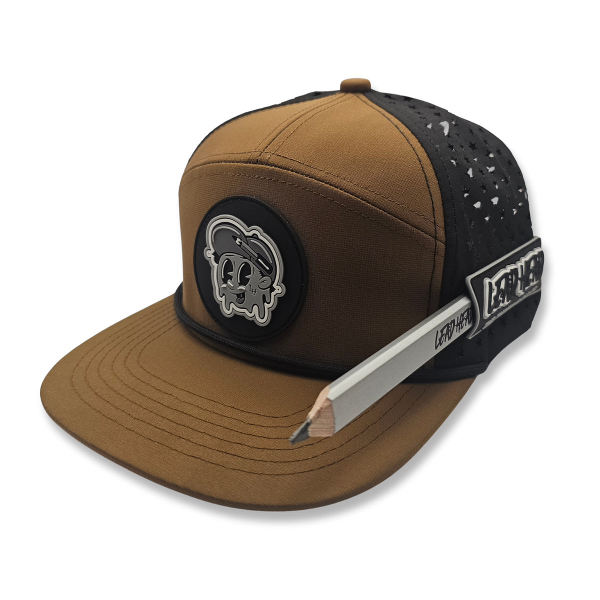 Lead Head The 'Murica Tradie Patina pencil holder cap detail 